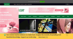 Desktop Screenshot of hadithoftheday.com