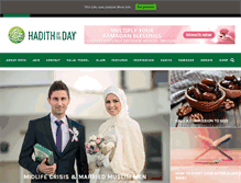 Tablet Screenshot of hadithoftheday.com